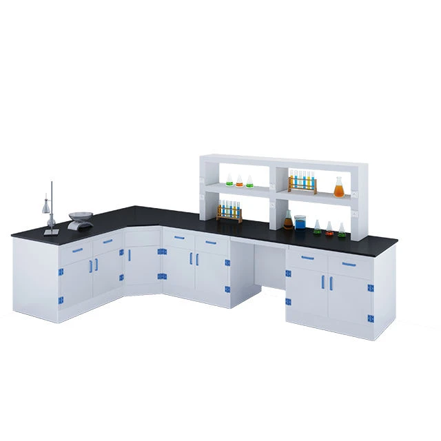 PP Lab Bench with reagent rack,sink,faucet and cabinet