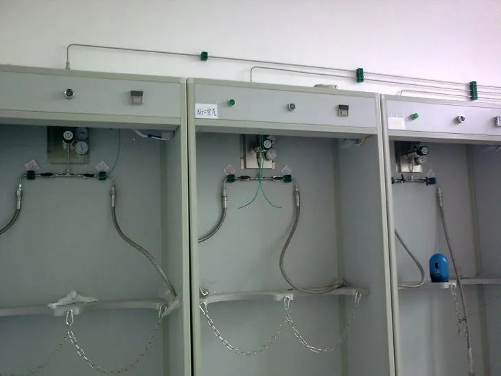 Газопостачання лабораторії Bentral для лабораторної кімнати