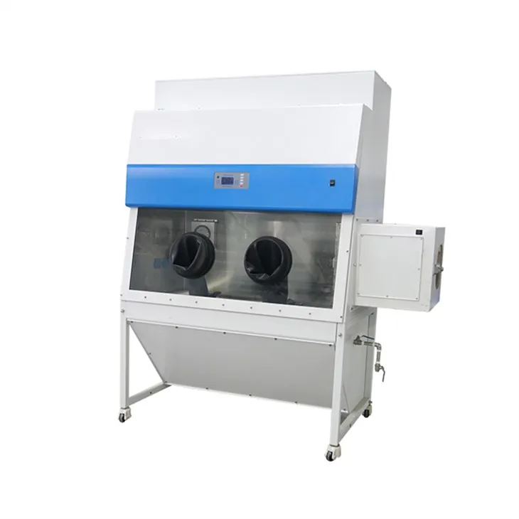 Шафа біобезпеки 3 класу з рукавичками та коробкою передач